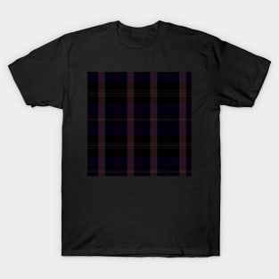 Gothic Aesthetic Artair 1 Hand Drawn Textured Plaid Pattern T-Shirt